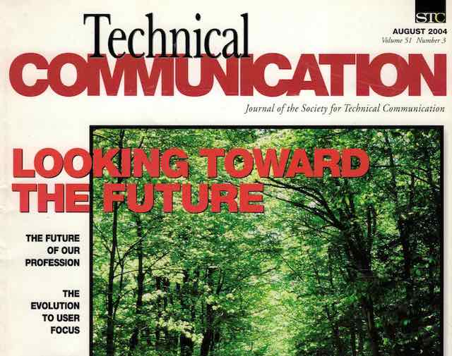 Technical Communication Journal cover